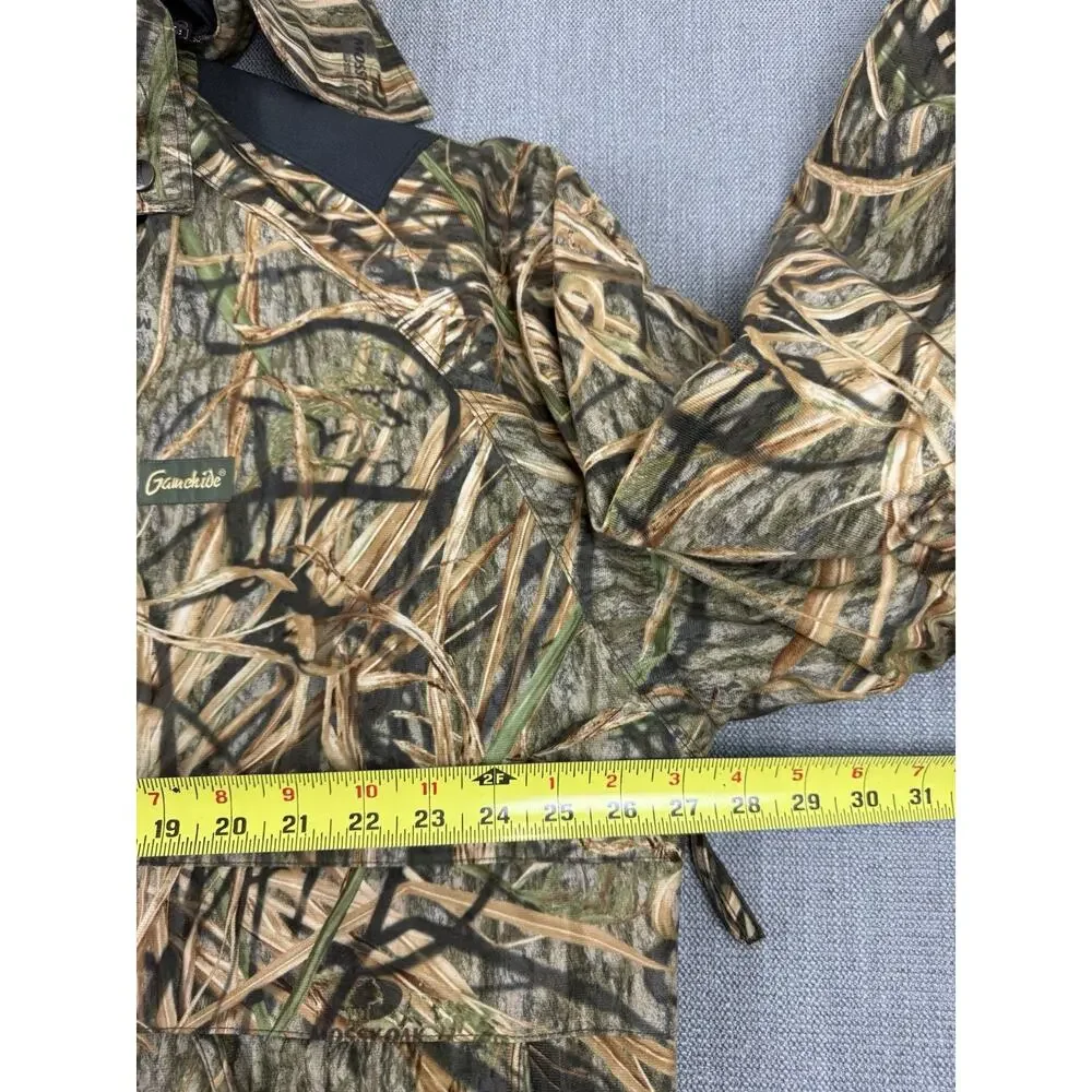 Gamehide Mossy Oak Hush Hide HyperHide 3-in-1 Hunting Jacket Men’s 1X Camo